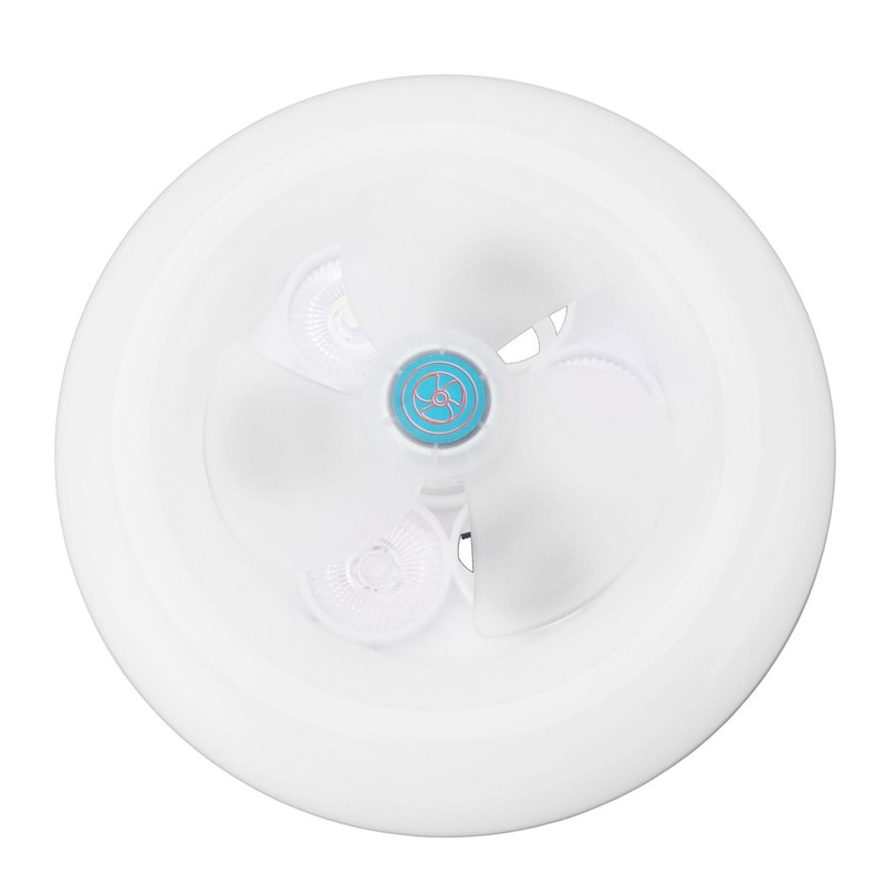E27 LED Ceiling Fan Light Small Noiseless LED Fan Modern