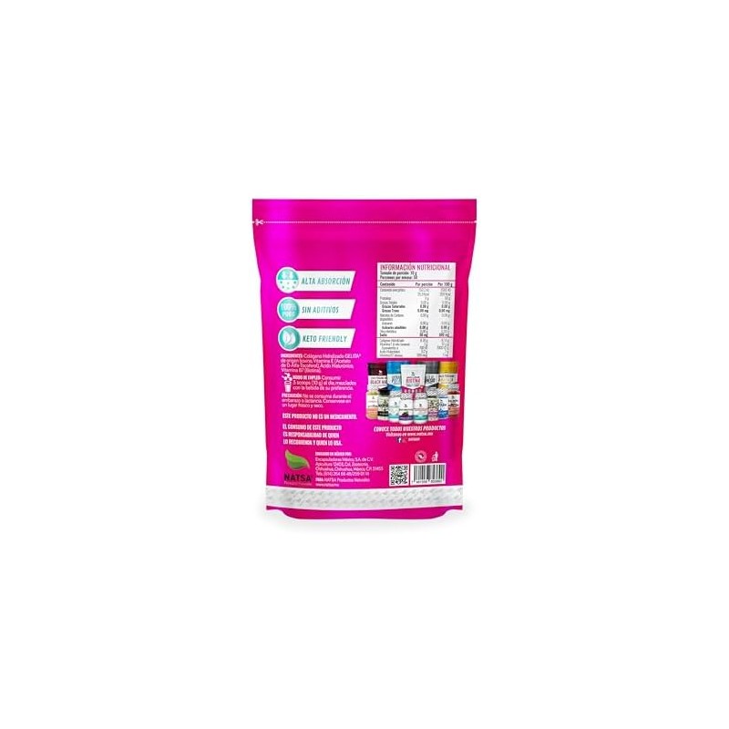 NATSA Biotina con Colágeno Ácido Hialurónico y Vitamina E 500