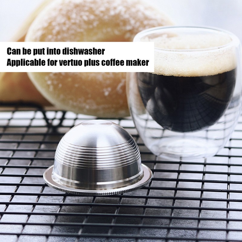 Refillable Coffee Pod Reusable Coffee Powder Capsule Stainless Steel 70ML