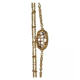 Kendra Scott Elaina Oval Multi Chain Bracelet Gold Plated/Rosegol