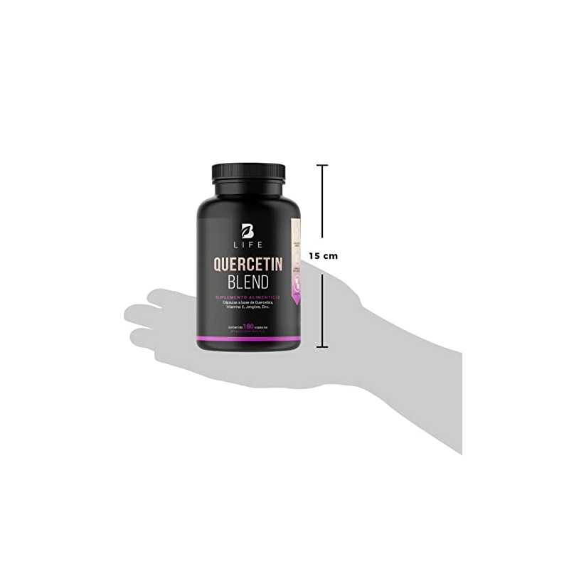 Life Quercetina 180 Cápsulas Ingredientes Naturales Vitamina Zinc
