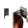 CYTGOUPER Stainless Steel Highlight Comb, Ergonomic Design Hair Highlighting Comb,
