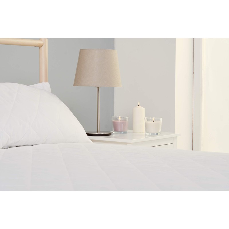 Slumberdown Anti Allergy Mattress Protector Single Bed - Anti Bacterial