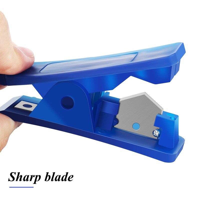 ERGAOBOY 5pcs Blue Pneumatic Hose Cutter Suitable for Cutting Nylon