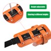 timiland Tree Climbing Spikes Set,Leather Tree Climbing Gear can adjustable