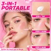 Liquid Blush Wand Temperature-Changing, Liquid Cream Blusher For Radiant, Flushed