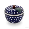 Bunzlauer Keramik Apple Roasting Dish with Lid Diameter 12.6 cm
