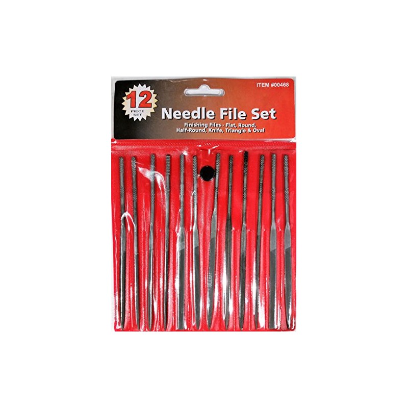 Central Forge 468 Needle File Set, 12 Piece