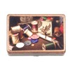 Melody Jane Dollhouse Full Old Fashioned Copper Sewing Box Miniature