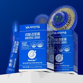 Vitamin Village 비타민마을 리얼 100% 리포좀 비타민C 3000 30포 x 1박스 (1개월분) Vitamin Village Real 100% Liposomal Vitamin C 3000 30 Sachets x 1 Box (1 Month Supply)