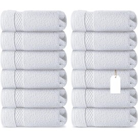 Luxury Cotton Towels - Large Hotel Spa Bathroom Face Towels - Colour: Lavender