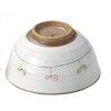 Kakuni Ceramic Japanese Rice Bowl (Rice Bowl), Red, Diameter 4.1 inches (10.5 cm), Height 2.2 inches (5.5 cm), Capacity Approximately 8.5 fl oz (250 ml)