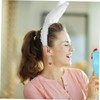 Baluue Plush Rabbit Ear Headband Set with Nose and Tail
