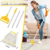 Commercial Mop Handle Heavy Duty,58" Industrial Mop Stick,Wet Mops Head