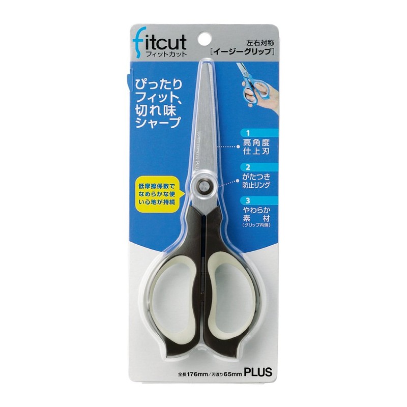 Plus scissors fittokattoi-zi-gurippu SC lu-165s BK 34 – 381