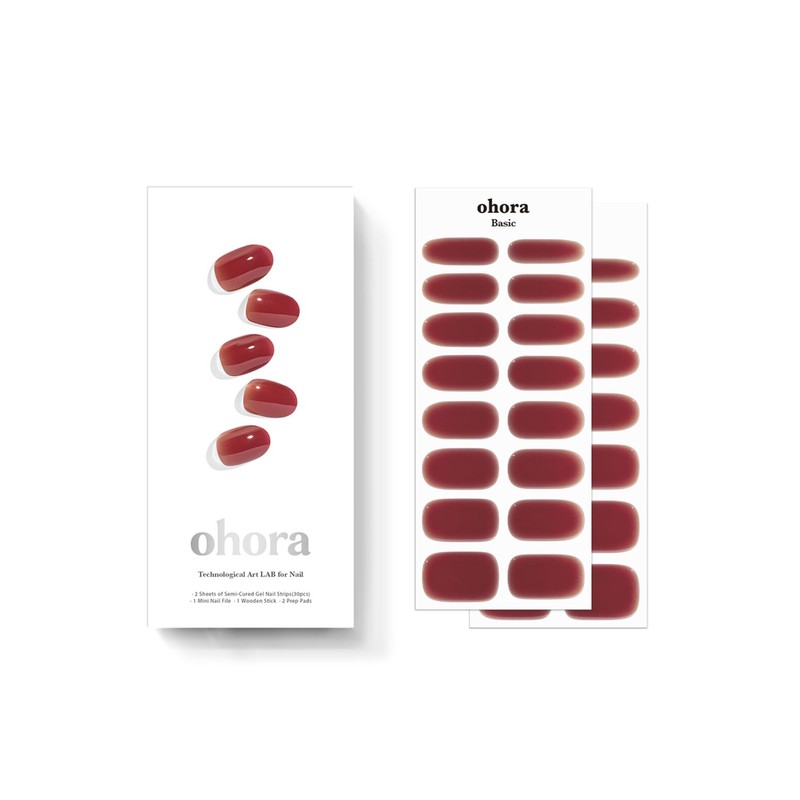 Ohora N Wine Veil Nail