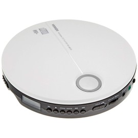 VERSOS Language Learning & Music Portable CD Player White x Black VS-M015WB