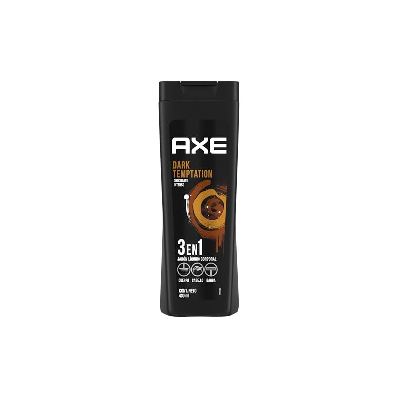AXE Dark Temptation Jabón Líquido Corporal Body Wash 400ML