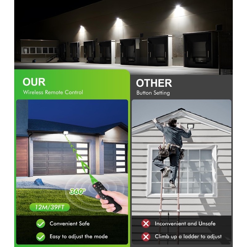 CLY 25 W LED Spotlight with Motion Sensor Outdoor Remote