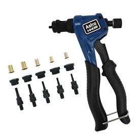 Astro Pneumatic Tool 1443B Kit profesional de tuercas de remache de mano SAE y métrico con tuercas de remache
