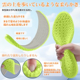 Solemacher Boost Insole, Anti-Fatigue, Shock Absorption, Soft, Breathable, Sweat Absorbent, Footbed, Perfect for Standing Work or Everyday Life, Insoles, Sneakers, Unisex