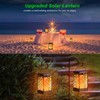 Solar Lantern, Metal, Flame, Solar Light, Waterproof, Outdoor, Hanging LED