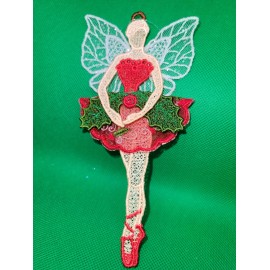 UNIQUE Embroidered Sugar Plum Fairy