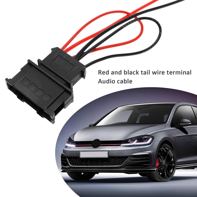 eMagTech 4Pcs Loudspeaker Adapter Plug Cable Compatible with Seat Altea,