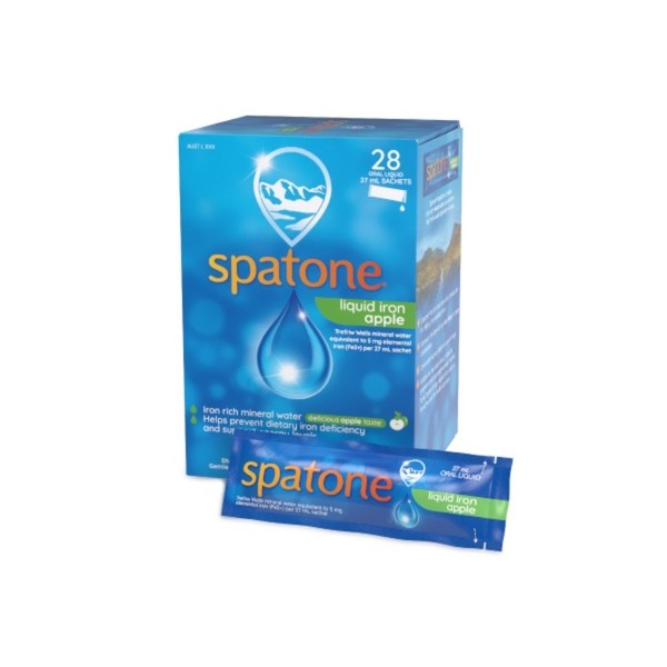 Spatone Liquid Iron Apple Sachets 27ml X 28
