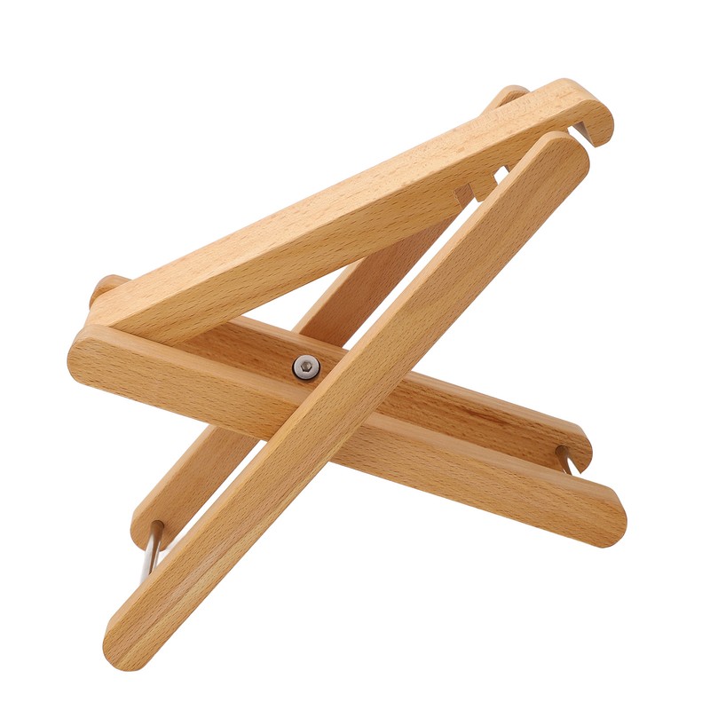 Guitar Foot Rest Adjustable Height 4 Position Foldable Solid Wood