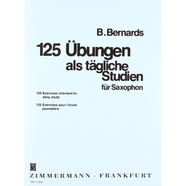 125 Übungen: als tägliche Studien. Saxophon.