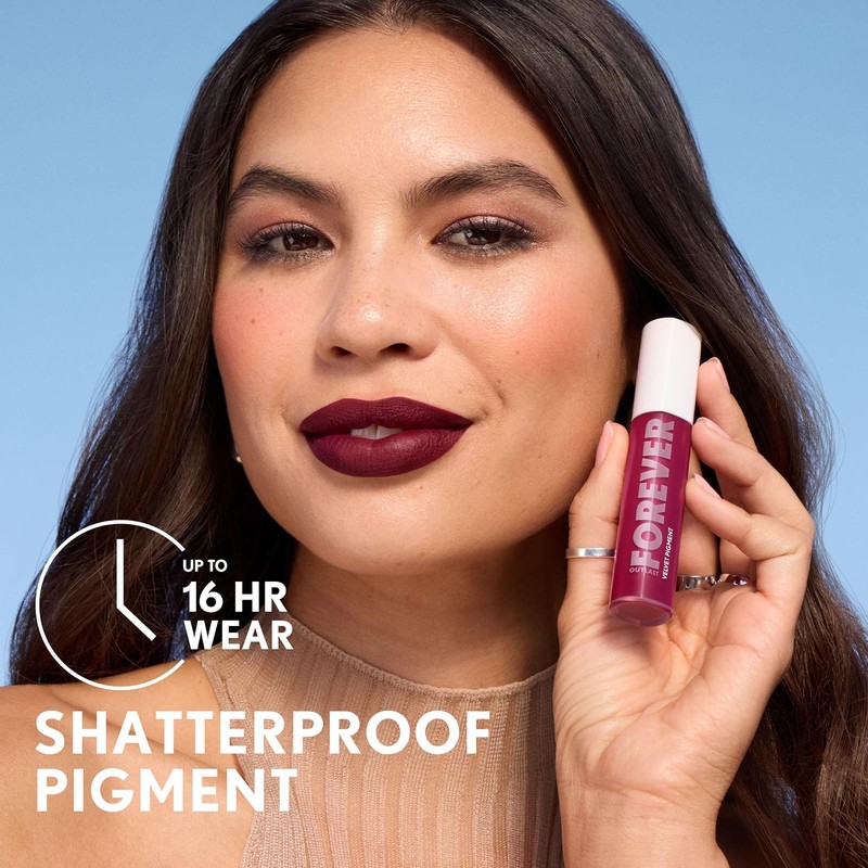 COVERGIRL Outlast Forever Velvet, Labial Líquido, 100 Roseland, 9ml