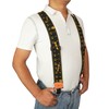MELOTOUGH Men suspender with 2 inch elastic fully adjustable X