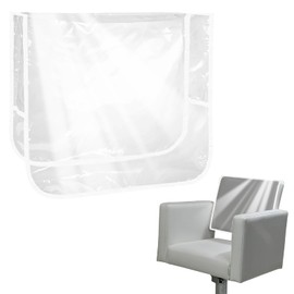 Yuomeaz Salon Chair Cover Protectors, Clear Square Hairdressing Chair Back Covers for Fits Most Standard Chairs, Reinforced Precision Sewn Clear Covers to Prevent Damage to Spa/Salon Chairs