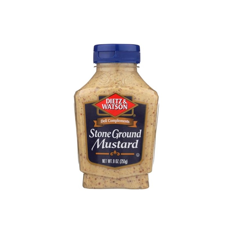 Dietz & Watson, Deli Compliments, Stone Ground Mustard, 9oz Bottle