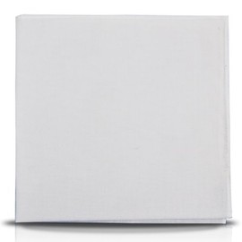 SHUKAN FASHIONS - NEW PLAIN WHITE BANDANA BIKER COW BOY COW GIRL NECK SCARF NECK WRIST WRAP