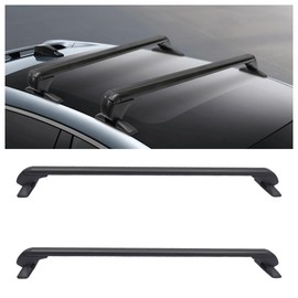 Universal Roof Rack Cross Bars, 2 PCS 40" Aluminum Car Roof Bars with Lock Suitable, 165.34lbs Load Capacity Aluminum Cross Bars Roof Racks for Most 4 or 5 Door Cars Only