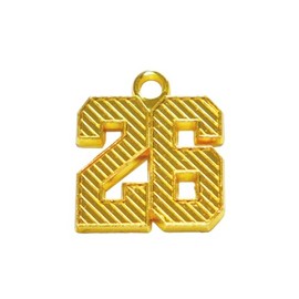 UIALECG - Abalorio de graduación para año 2025/2026 para decoración de felicitación de Año Nuevo, Navidad, 4 estilos, 2026, No es una piedra preciosa