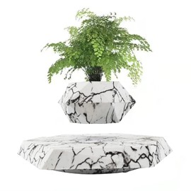 KIYOMING Floating Plant Pot Planter Suspension Air Bonsai Pot Flower Pot Levitating Plant Pot for Home Office