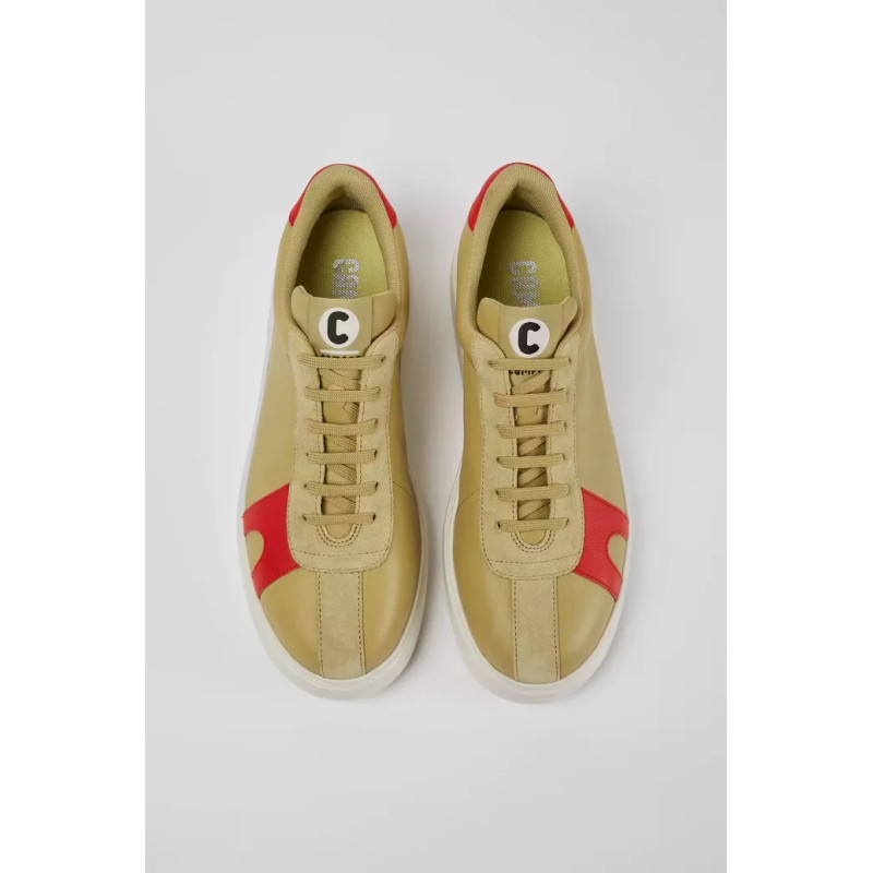 Camper Leather Lace-Up Sneakers Runner K21 | Beige | Sz-8