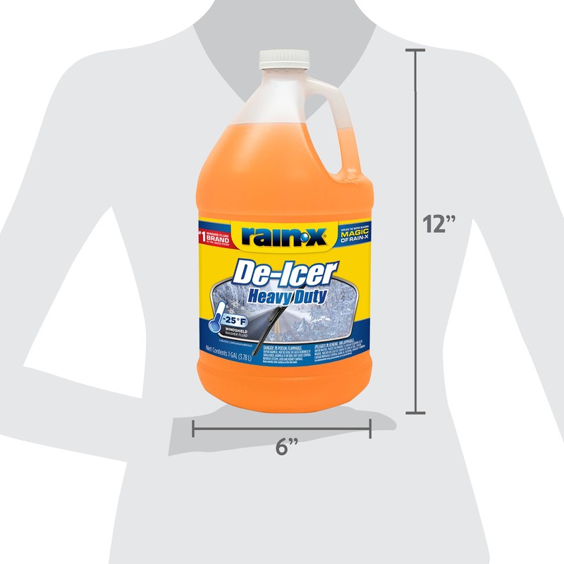 Rain-X -25°F Heavy Duty De-Icer Windshield Washer Fluid - 1
