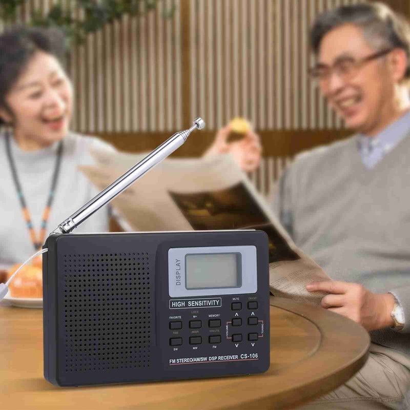 Portable Radio AM FM SW Multiband Digital Display Short Wave
