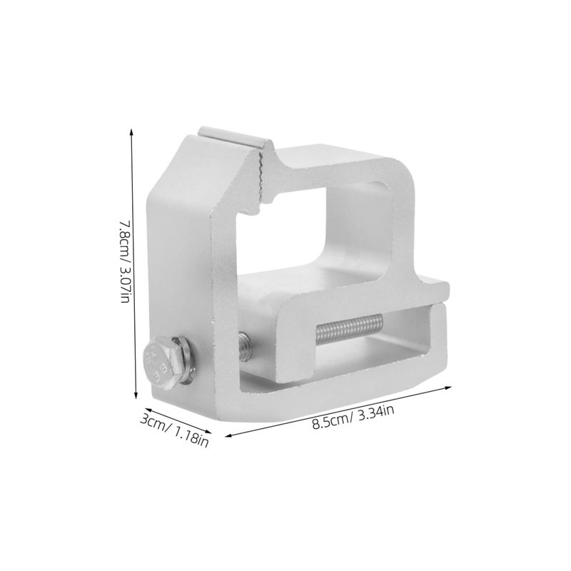 Mikinona 2pcs Camper Installation Clamp Heavy Duty Clamps Camper Cap