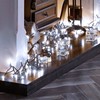 echosari 2 Pack Battery Operated Christmas Lights 16ft Green Wire