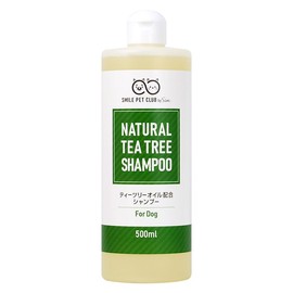 SMILE PET CLUB Natural Tea Tree Shampoo for Dogs, 16.9 fl oz (500 ml)