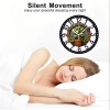 25cm Classic Iron Round Clock with Silent Sweep Second Handsheet