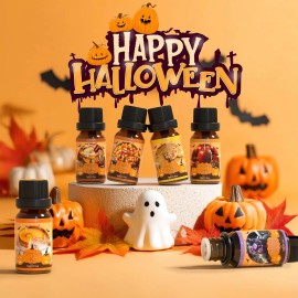 Mats Technology Halloween Fragrance Oils Set, ARVIDSSON Fall Essential Oils for Diffuser - Pumpk