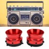 1 Pair NAB Hub Adapters Polished Aluminum Alloy Universal Loading