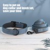 Didog Soft Padded Leather Dog Collar and Leash Set, Heavy
