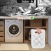Goderewild Large Collapsible Laundry Basket, Space-Saving Wall-Mounted Hamper Organizer for